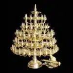 Handcrafted Large Brass Pooja Lamp