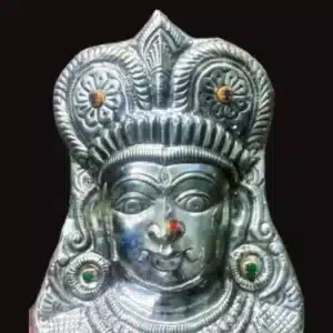 Silver Covered Bhadrakali Devi Vigraham